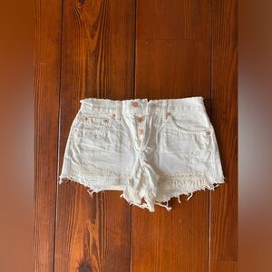 brand new jean shorts from we the free !!